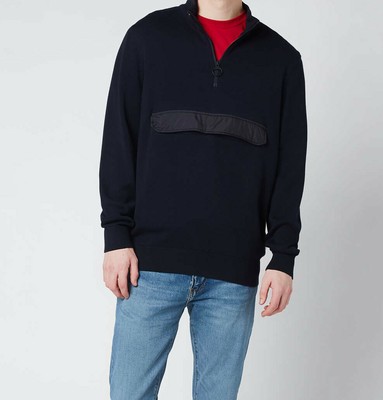 men's half zip jumper designer