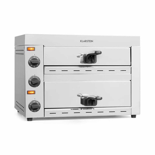 Forno Elettrico Pizza 300°C 2260W 2 scoparti Professionale Ristorante | eBay