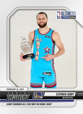 2024-25 Panini Instant NBA Stephen Curry ALL-STAR MVP 1/1695 SP