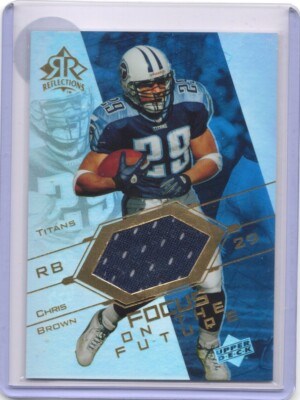 2004 Upper Deck Reflections - Focus on the Future Jerseys Chris Brown #FO-CB