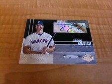 Jason Botts 2006 Topps Co-Signers Rookie Auto Autograph RC #105 Rangers $$$