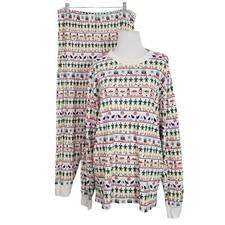 Hanna Andersson ELF PJ Christmas Set Womens Size XL Organic Cotton Holiday