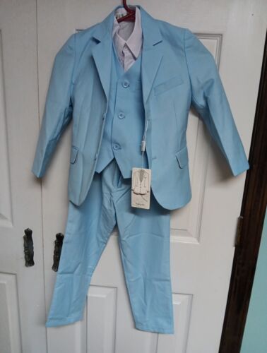 Formal Kids Toddler Boys Suit 4 pieces Set Blur Yuan LU 22/17 Pants