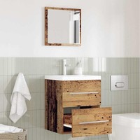 BadezimmermöBel-Set Mit Schubladen Braun 41 X 38,5 X 48 Cm