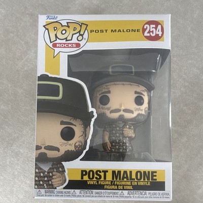 Funko Pop! Rocks Post Malone Vinyl Figure #254 Music Theme Multicolor 2021