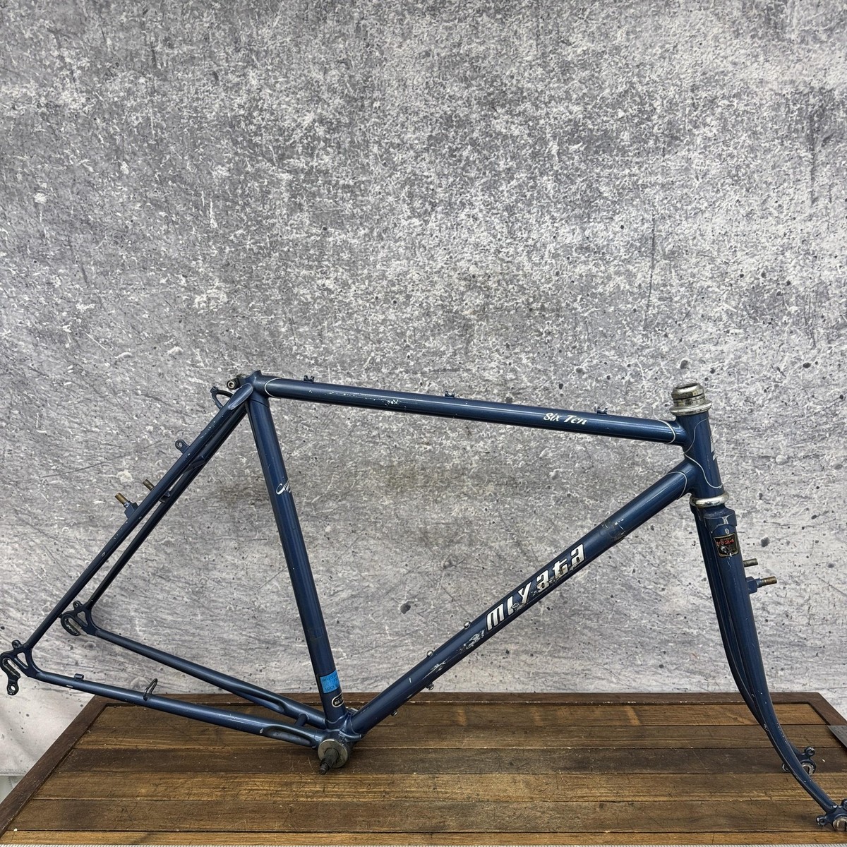 本日限定価格ビンテージ ミヤタ カルフォルニアR Vintage Miyata Six Ten Grand Touring Frame 50cm Blue Steel Japan