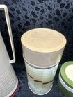 Three Vintage Thermoses, Quart Size Pint Size In Small Jar Size Food Saver — photo 3