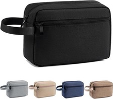 Travel Toiletry Bag, Small Cosmetic Bag, Hanging Water-Resistant Organizer for M