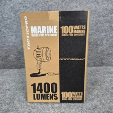 GOODSMANN Marine Spotlight Corded Handheld Corded Spot Lights Boats 1400 Lumens