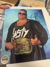 The Nasty Boys Jerry Saggs & Brian Knobbs Autographed 8x10s Pro Wresting Crate