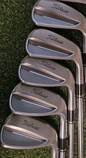 TITLEIST 2025 T100 FORGED IRON SET 6-P AMT SILVER STIFF FLEX NEAR MINT 