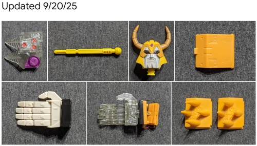 Vintage Transformers ARMADA Parts UNICRON Part ARM PANEL Missile ARMOR Door Head