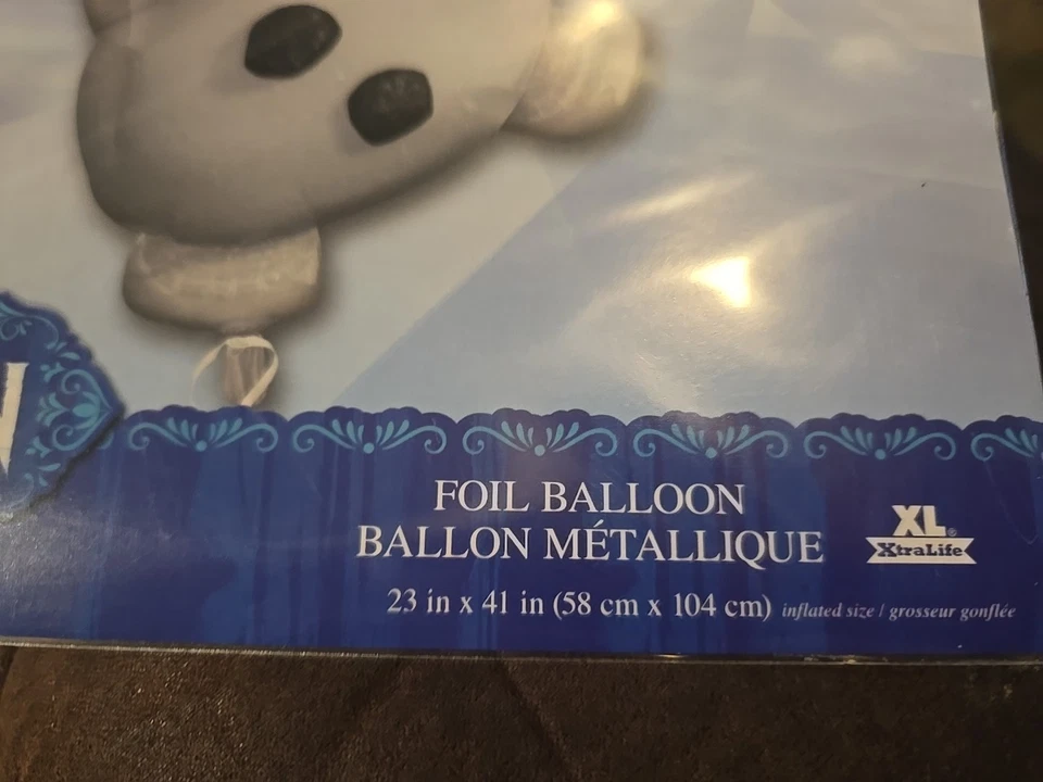 Globo de Lámina 41" Disney Frozen Olaf Licencia Oficial Nueva Decoración de Cumpleaños  Foto 2 de 3