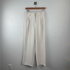 Aritzia Wilfred Women White Effortless Pant Size 4