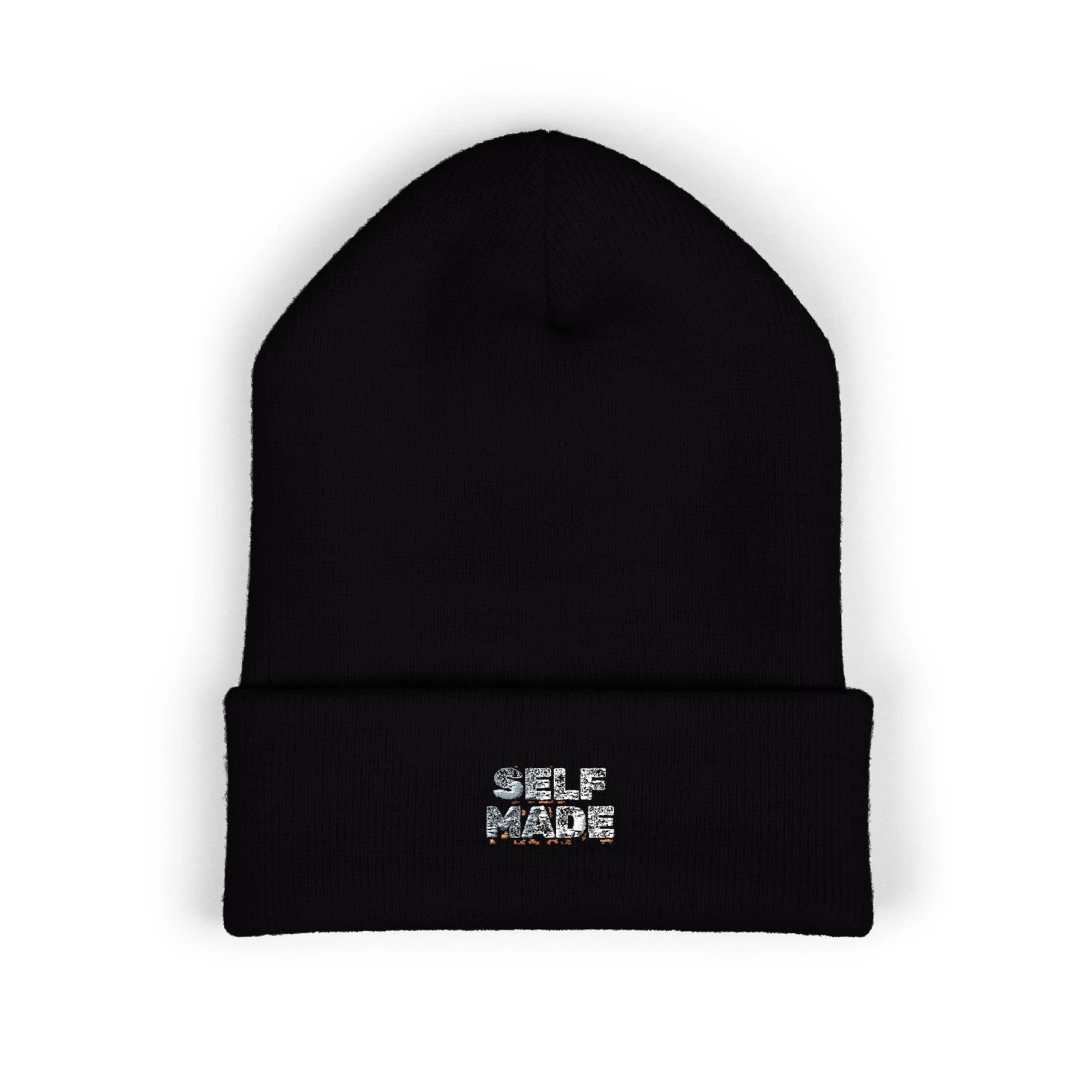 Self Made Embroidery, Beanie Hat,Winter Knit Cap, Streetwear Fashion