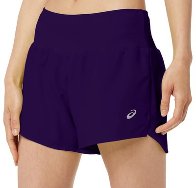 Asics Road 3.Womens Running Shorts Blue 5 Inch Lightweight Lined Breathable Run