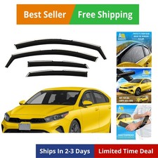 Extra Durable Window Deflectors in-Channel Window Visors Rain Guards Fit for ...