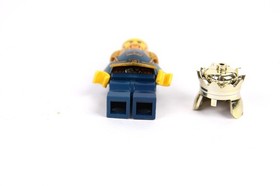 Lego Castle Fantasy Era Minifigure CAS388 Crown King No Cape From 852293 Chess