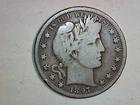 1897-S  BARBER HALF DOLLAR SOME LETTERS SHOW IN LIBERTY  LOT A