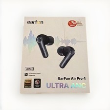 EarFun Air Pro 4 Ultra Active Noise Cancelling Wireless Earbuds (TW600) - Black