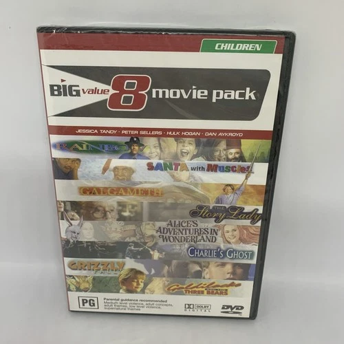 8 MOVIE PACK Children DVD REG 4 *Rainbow, Santa Muscles, Galgameth +More* NEW