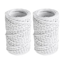 2 Rolls Floral Bind Wire - Paper Wrapped Wire 50m/164ft 1mm Diameter - Rustic