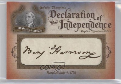 2016 Upper Deck Goodwin Champions 41/76 Benjamin Harrison #DOI-36 ar6