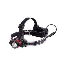COAST HL8R 2000 Lumen Rechargeable PURE BEAM Focusing LED Headlamp, Black