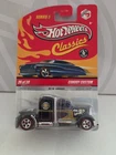 Hot Wheels Classics Series 5 #26/30 Convoy Custom in Black - Redline 5 Spokes