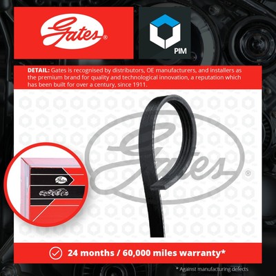4 Rib Multi V Drive Belt fits TOYOTA CORSA EL41 1.3 90 to 99 4E-FE Gates Quality