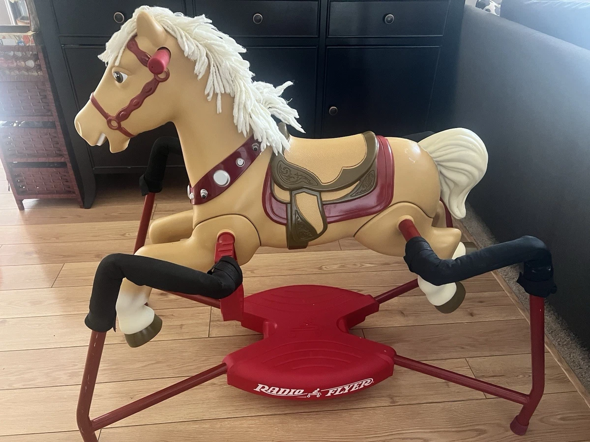 Las mejores ofertas en Niños Ride-Caballos mecedora Ruedas