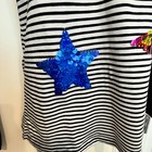 NWT Desigual Girls Reversible Sequins  Open Shoulders Top, 100% Cotton, sz 11-12 — photo 5