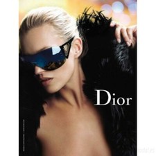 New Dior Escrime 1 Sunglasses Shield Wraparound C. RPUH6 Gold w/ Gradient Lens