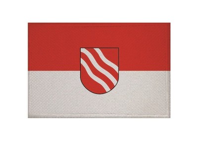 Aufnäher Beckum Fahne Flagge Aufbügler Patch 9 x 6 cm