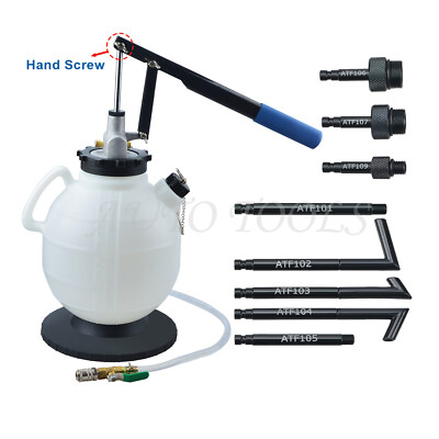 Transmission Fluid Pump ATF Refill Bleeder 7.5L with 8 Common Adapters