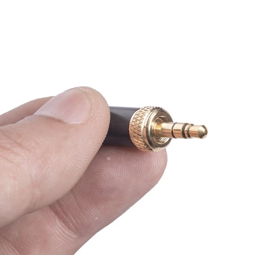 2/4 STCK. 3,5 mm Stereo Stecker Steckverbinder für Sennheiser drahtloses Mikrofonkabel - Bild 8 von 19