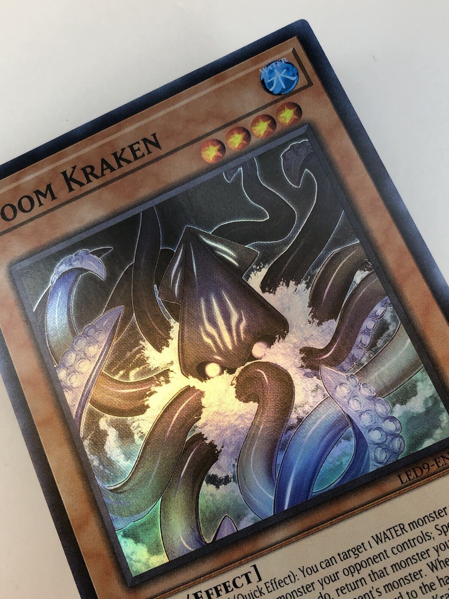 Yugioh Doom Kraken LED9-EN018 Super Rare 1st Ed NM | eBay