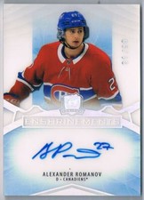 2020-21 THE CUP ENSHRINEMENTS ALEXANDER ROMANOV ROOKIE AUTO 31/99 MONTREAL