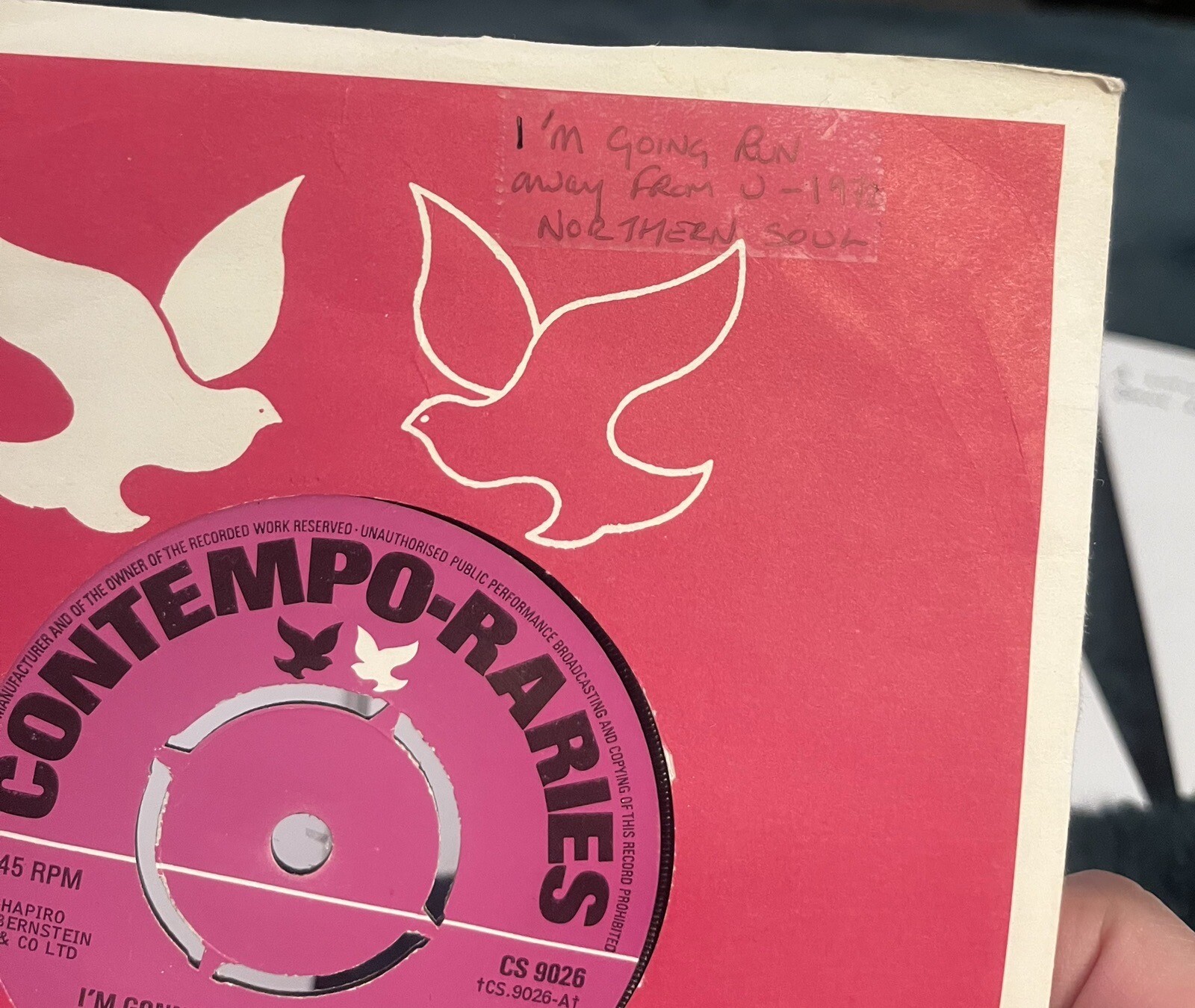 9 Single Northern Soul vinyl records job lot Please See Photos For