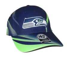 Seattle Seahawks Flex Fit NFL Blitz Solo One Size Fits All Hat Cap