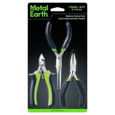 Fascinations Metal Earth Clipper, Flat Nose Pliers  Needle Nose Pliers Tool Set