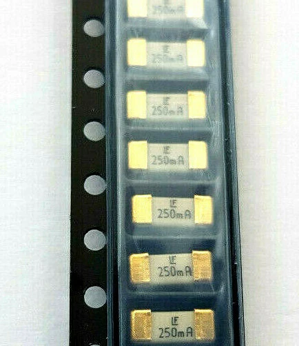 FUSE 250mA 125v SMD LF 250ma Very Fast Acting Nano Littlefuse Size 6.1mmx2.69mm