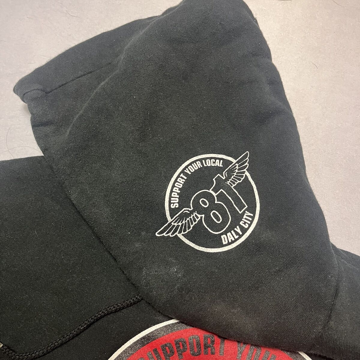 Vintage Hells Angels Support 81 Pullover Sweatshirt Hoodie Vintage Hells Angels Support 81 Pullover Sweatshirt Hoodie