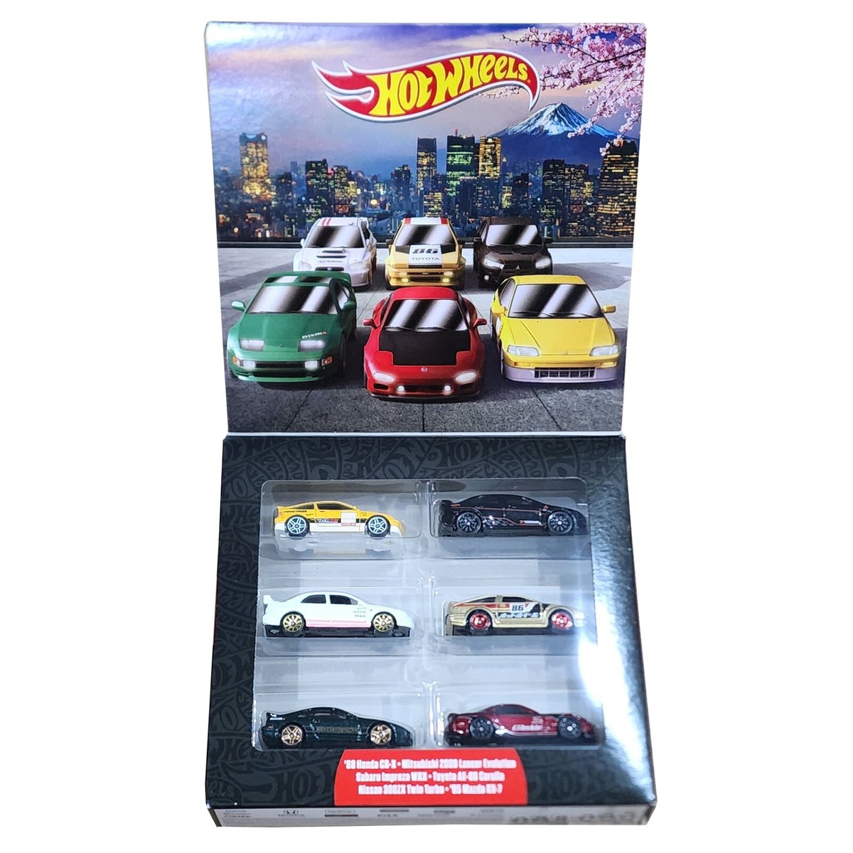Hot Wheels HDH50 Japanese Car Culture Multi-Pack WRX AE-86 RX-7
