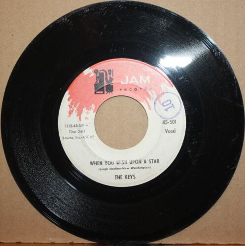 KEYS When You Wish Upon A Star **BARBARA** Garage Rock 45 on JAM 45-501 - Picture 1 of 2