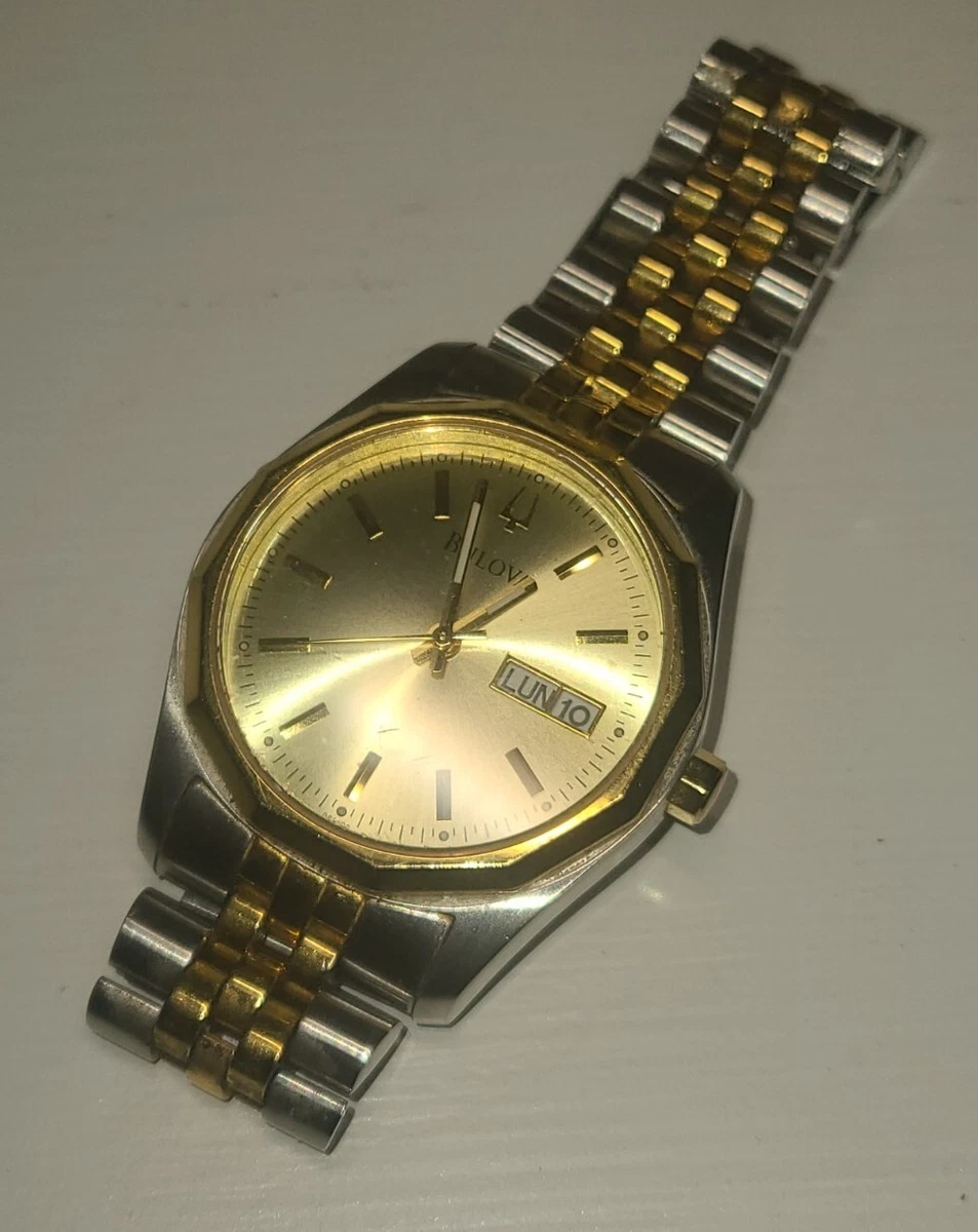 Vintage Bulova Stainless Steel Watch #C9671328 *Not Tested* | eBay
