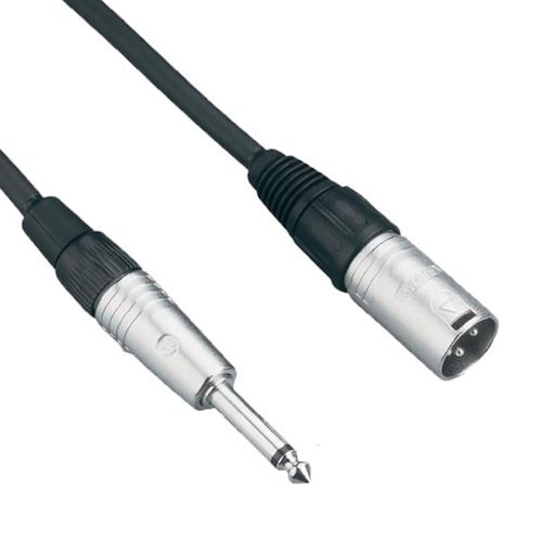Connex XMJM-3 XLR male - JACK male 3m UNBALANCED - Picture 1 of 2