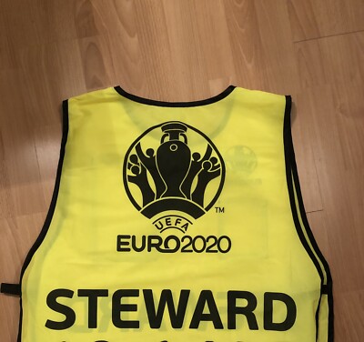 UEFA Euro 2020 Steward Weste Italy Italien Champion London Wembleystadion Final