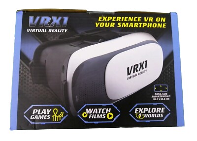 Vrx1 Virtual Reality Brille Für Smartphones iOS/Android NEU UNGEÖFFNET VR Brille