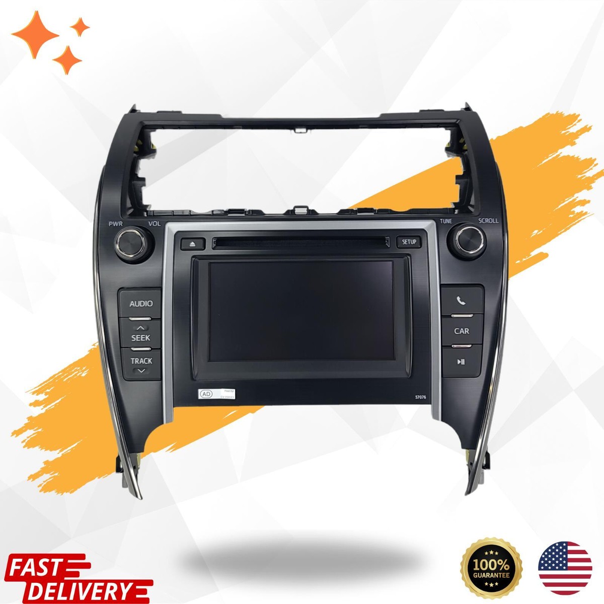 2013-2014 Toyota Camry Radio AM FM CD Player Receiver 57076 OEM